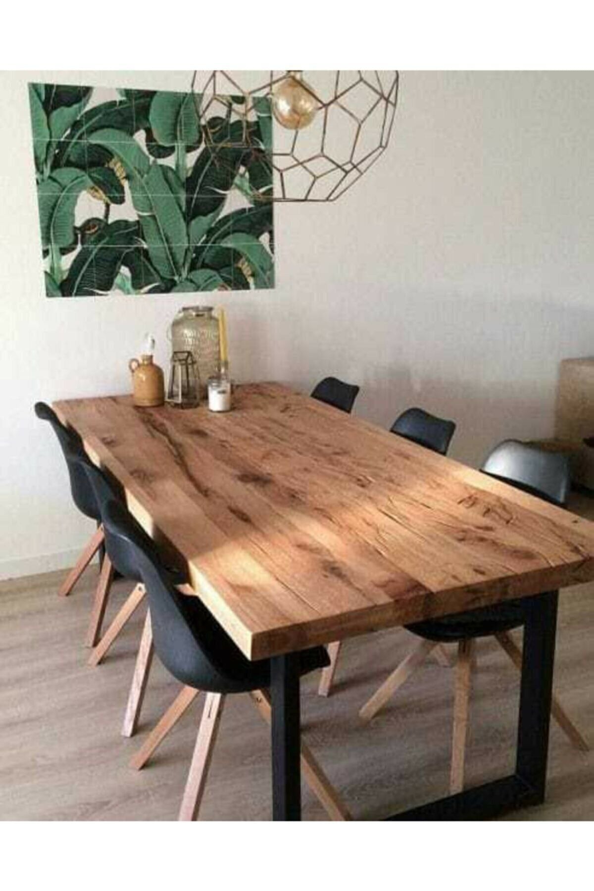Kütük Yemek Masası Doğal Ağaç Lüx Kütük 80X160Cm